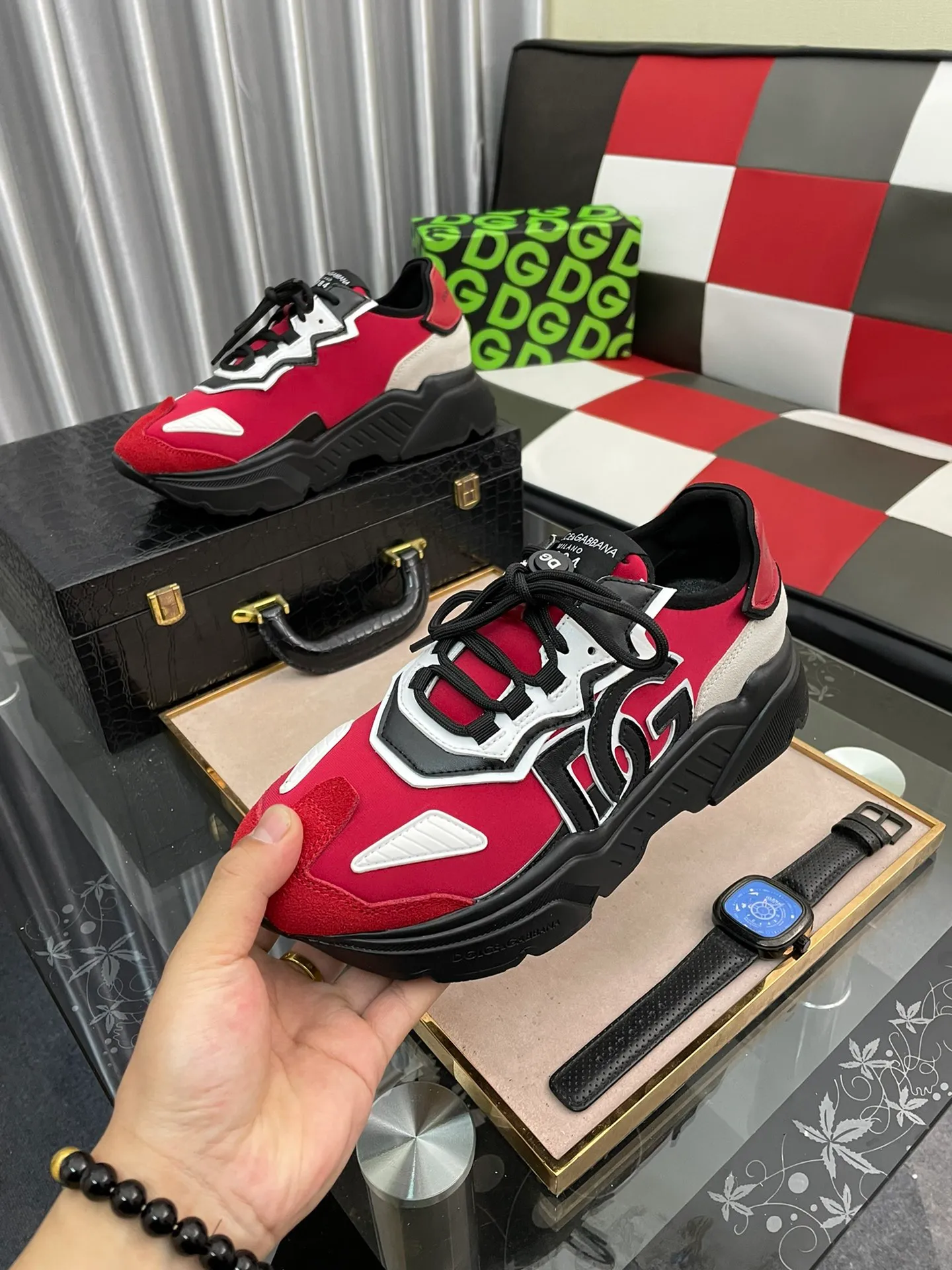 Ex-factory price 480⌚️⌚️[DG] The latest official website casual, men's shoes original quality imported first-layer cowhide mesh fabric ➕Yangli [Proud] In terms of materials and workmanship, it beats all versions on the market💕Highest quality shipments. Real photos, imported fabrics highlight the unique charm of the brand😘The shoelaces are also original custom-made👻The classic lace-up shoes are very comfortable on the feet, size 38-44